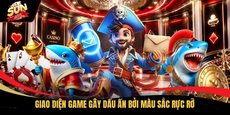 Giao diện game gây dấu ấn bởi màu sắc rực rỡ